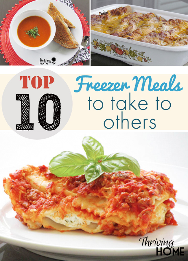 Top 10 Freezer Meals to Take to Others