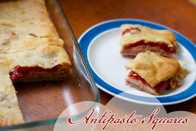 Antipasto Squares