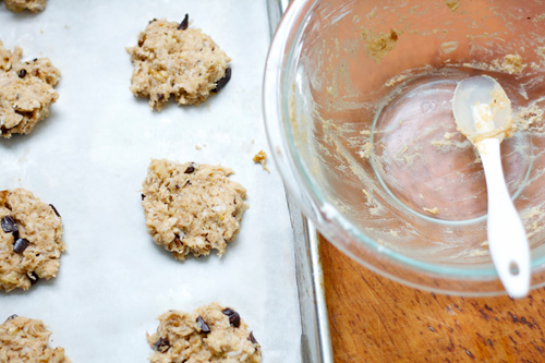 Dairy Free and Gluten Free Chunky Monkey Cookies