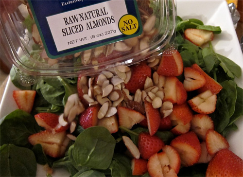 Spinach Salad with Strawberries and Homemade Poppyseed Dressing