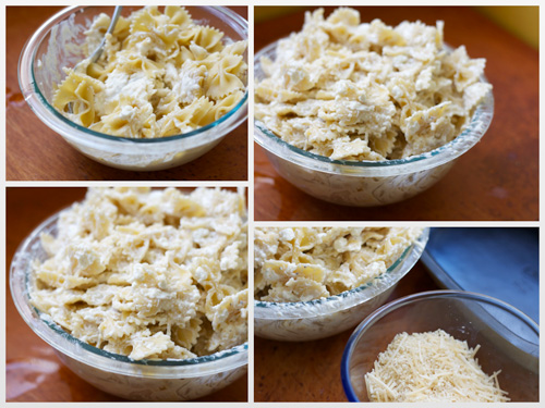 Three-Cheese Bowtie Pasta