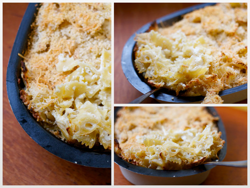 Three-Cheese Bowtie Pasta