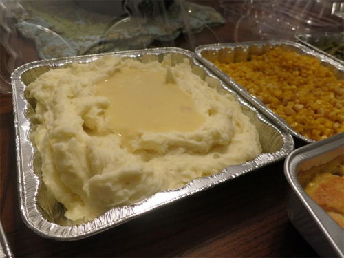 Homemade mashed potatoes