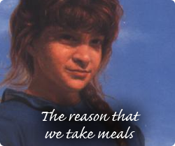 The reason that we take meals