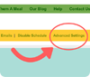 Advanced Settings Available to Meal Coordinators